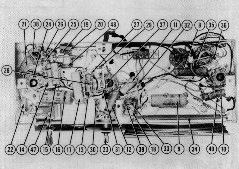 Bottom view of chassis
